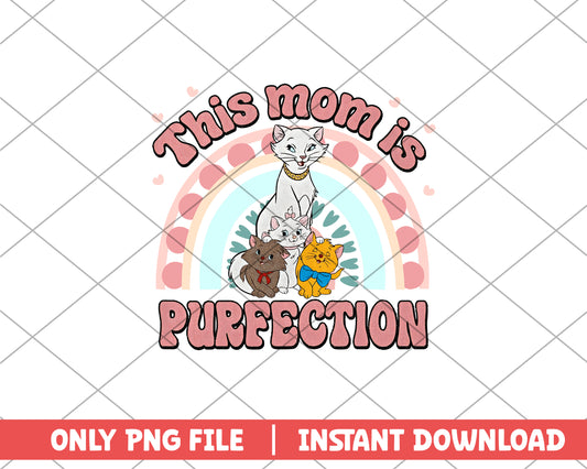 This mom is Purfection The Aristocats png