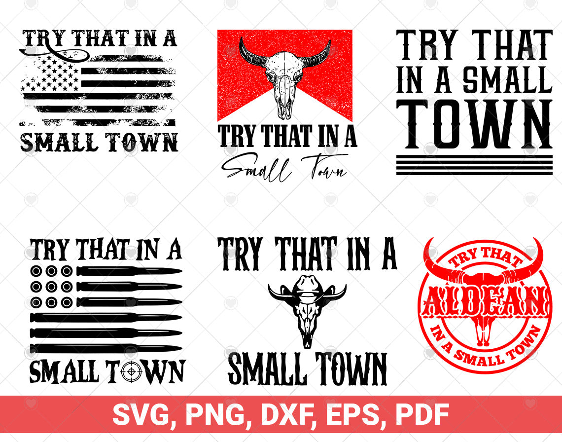 try that in a small town svg