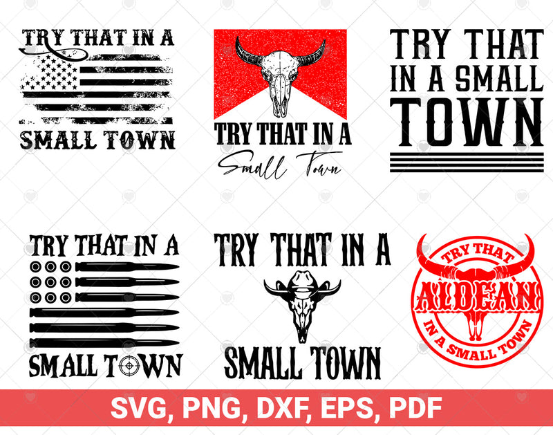 try that in a small town svg