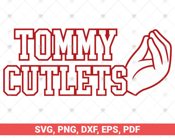 Tommy Cutlets hand svg