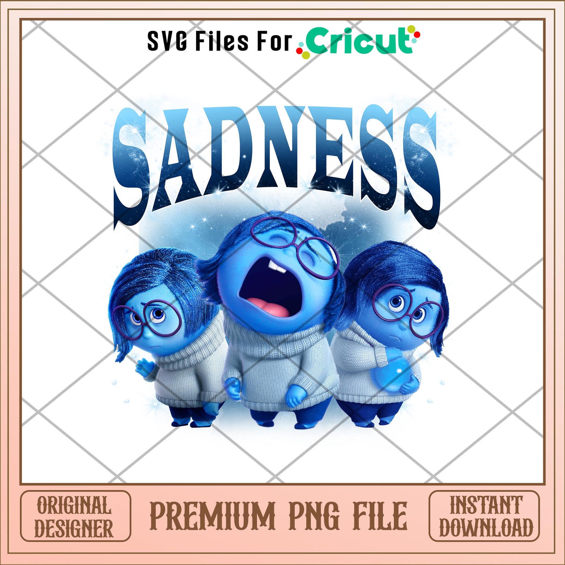 Inside out 2 feel sadness png