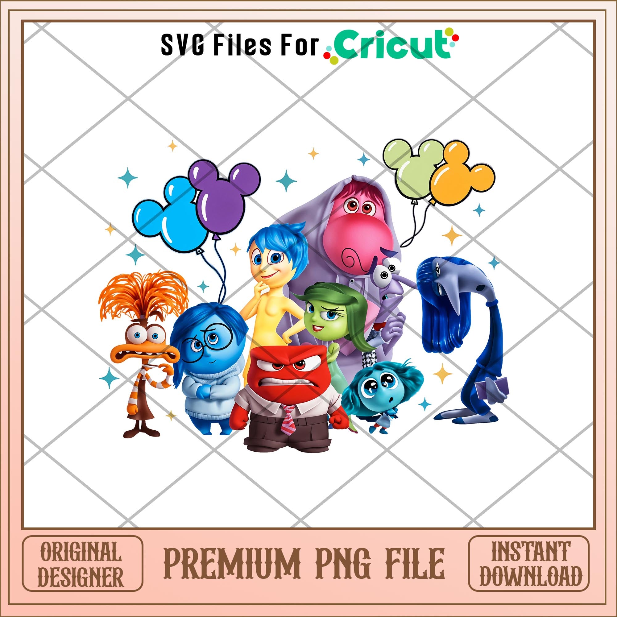 Inside out 2 x mickey mouse png – svg files for cricut