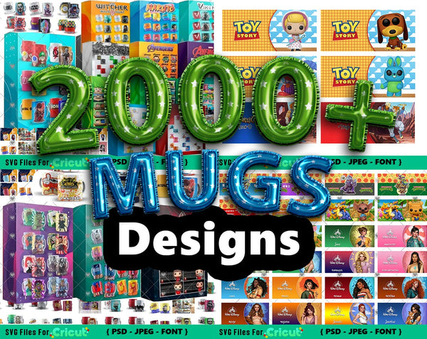 Mugs Designs Bundle