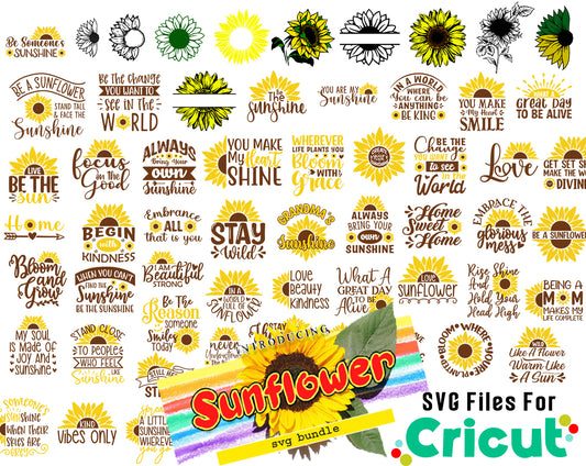 Sunflower svg Bundle