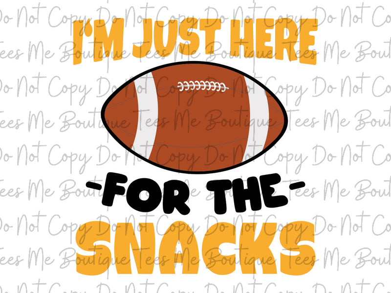 I'm Just Here For The Snacks svg