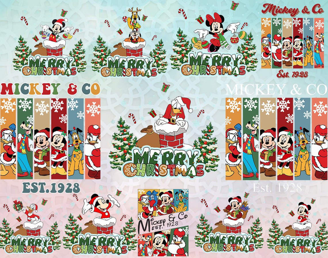 Mickey Christmas Clipart