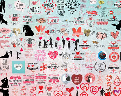 valentines svg bundle