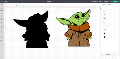 baby yoda svg bundle