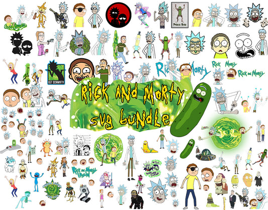 Rick and Morty SVG bundle