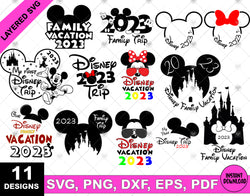 Disney Family Trip 2023 SVG