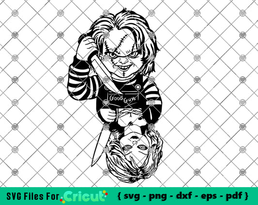 chucky and Tiffany svg