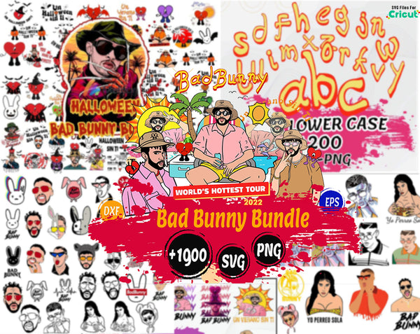  Bad Bunny SVG Bundle