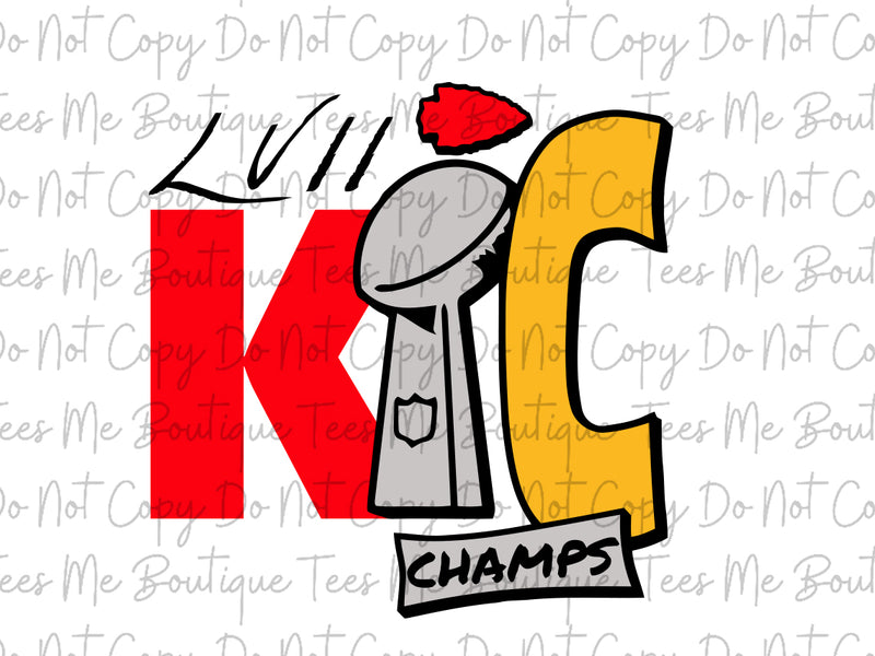 KC Champs svg, Super Bowl 2023 Champs svg,