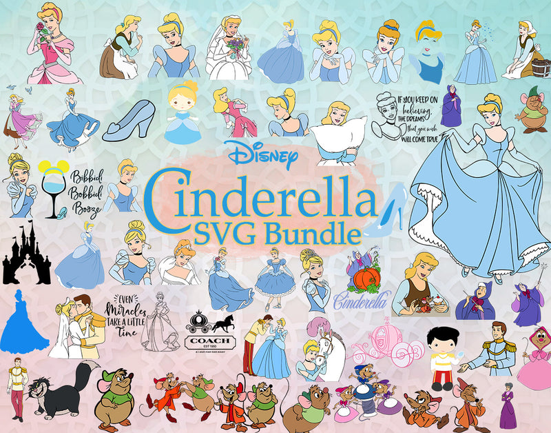 Cinderella svg bundle