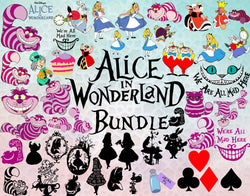 Alice in Wonderland SVG Bundle