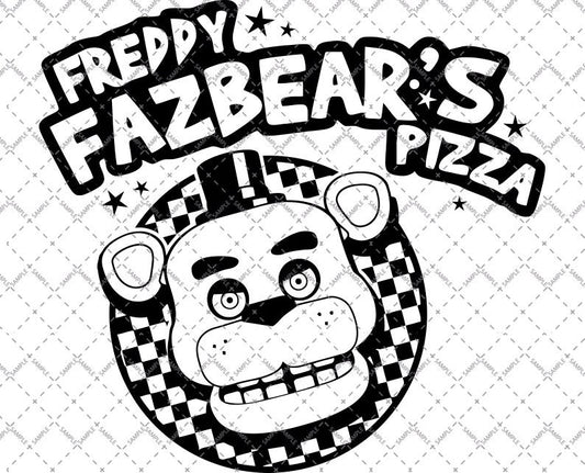 Fazbear's pizza SVG, Five Nights at Freddy's SVG, Five nights at Freddys, Freddy Fazbear svg.