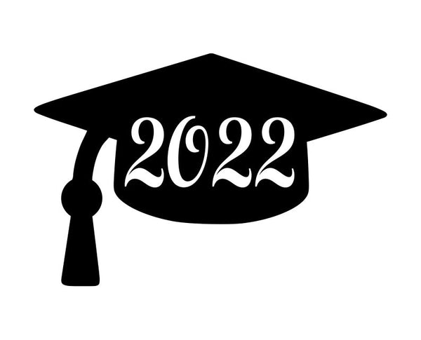 2022 Graduation Cap SVG, Class of 2022 SVG, Senior 2022, Digital Download, Cricut, Silhouette, Glowforge (includes svg/dxf/png/pdf/eps file)