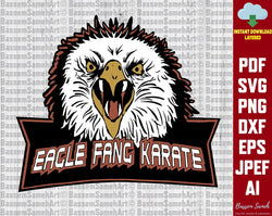 Eagle Fang Karate svg, png, cobra kai svg, Cricut, karate, eagle fang karate, Digital Download, Eagle Fang Karate Logo, Karate Kid