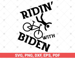 Ridin With Biden SVG, Joe Biden Falling svg png