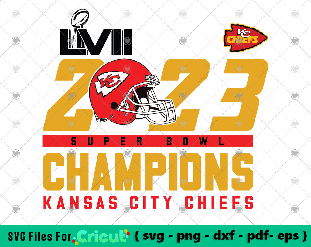 Kansas City Chiefs Super Bowl svg, nfl svg, eps, dxf, png, digital