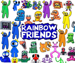 Rainbow Friends Svg, Rainbow Friends Png, Blue Rainbow Frien