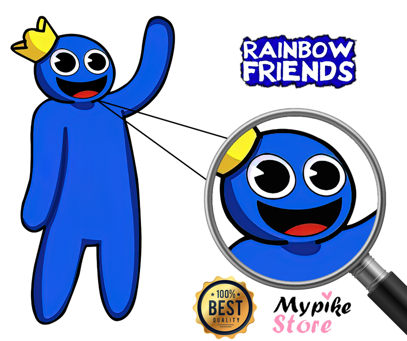 Blue Rainbow Friends-svg-png-jpeg Files 