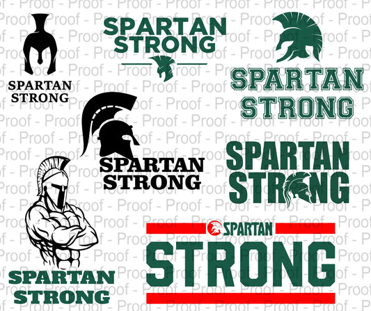 SPARTAN STRONG SVG