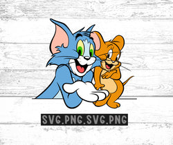 tom and jerry svg