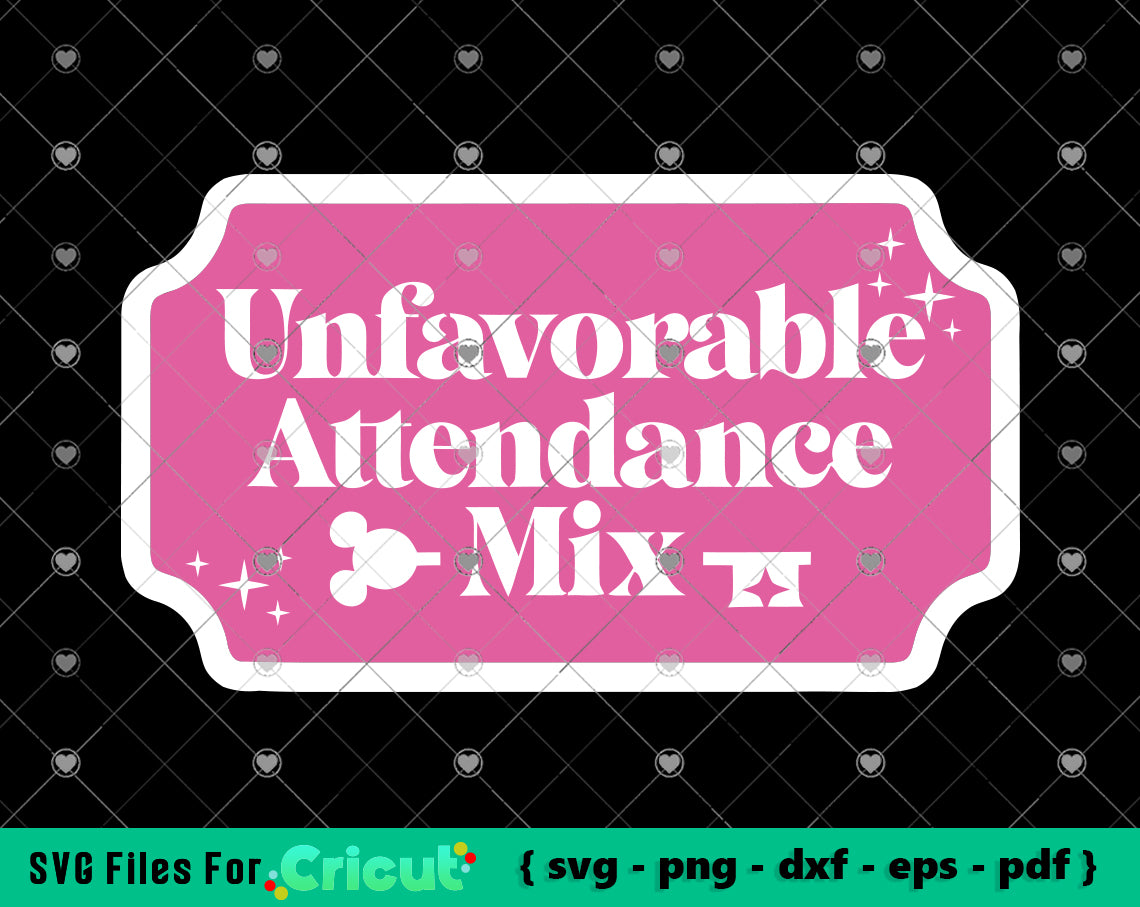 Unfavorable Attendee svg