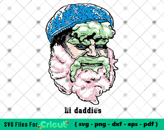 Candy Randy Hi Daddies svg