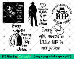 Every Girl Needs A Little Rip In Her Jeans svg bundle