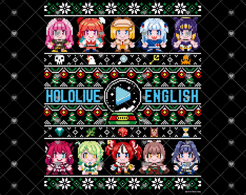 hololive English Ugly Christmas Sweater png
