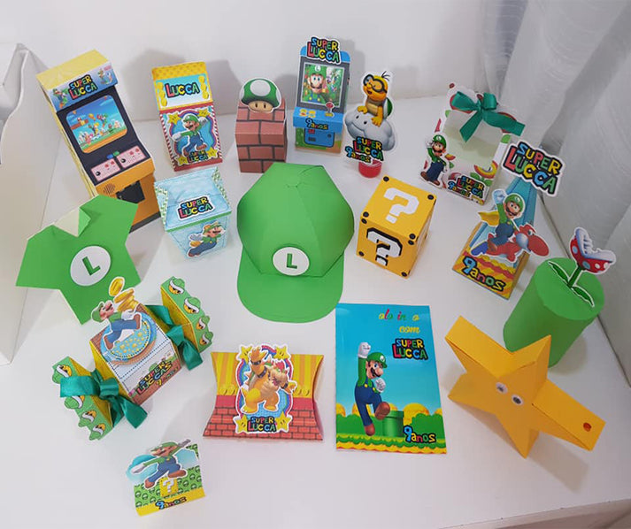 Super Mario SVG Bundle, Mario Set, Paper Mario, Luigi, Mario Character ...