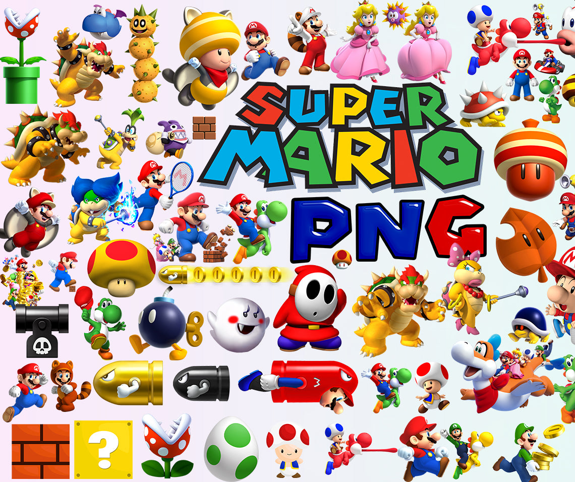 Super Mario SVG Bundle