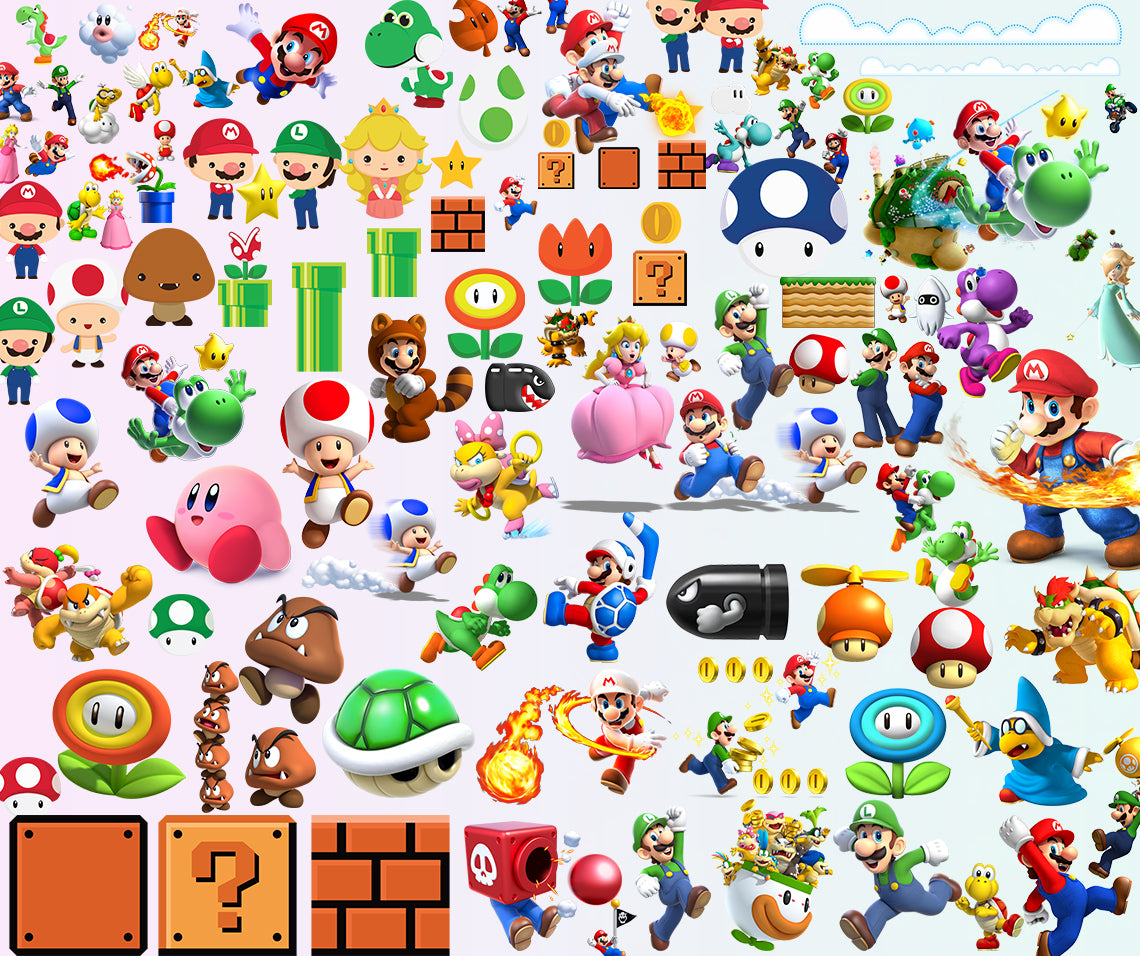 Super Mario SVG Bundle