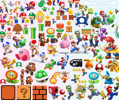 Super Mario SVG Bundle