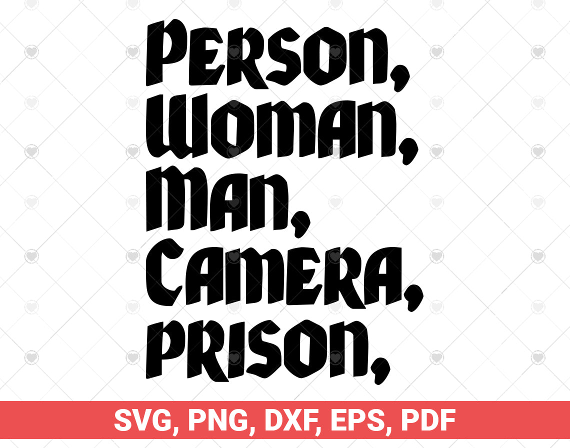 Person Woman Man Camera Prison svg