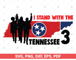 I Stand With the Tennessee Three SVG