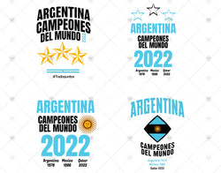 Argentina Campeones del Mundo 2022 svg