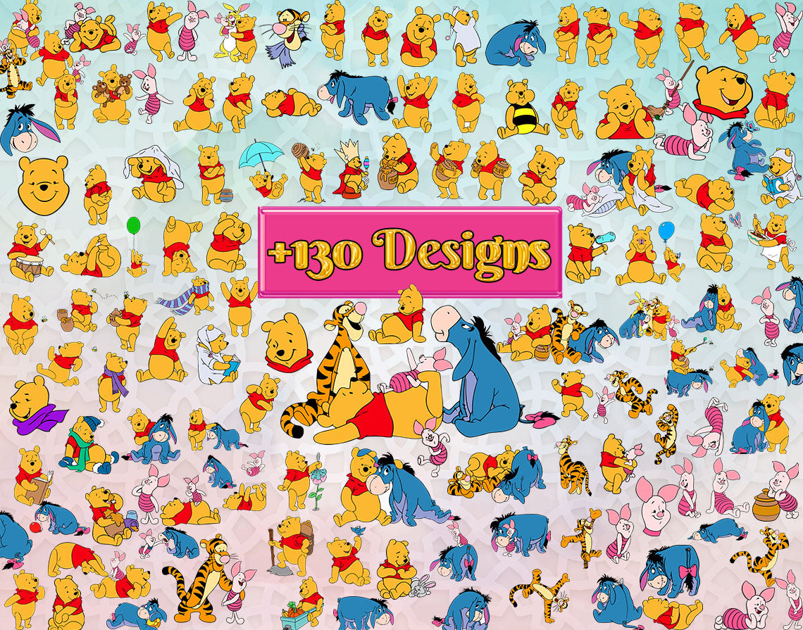 Winnie the pooh svg bundle