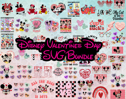 Disney Valentines Day svg bundle