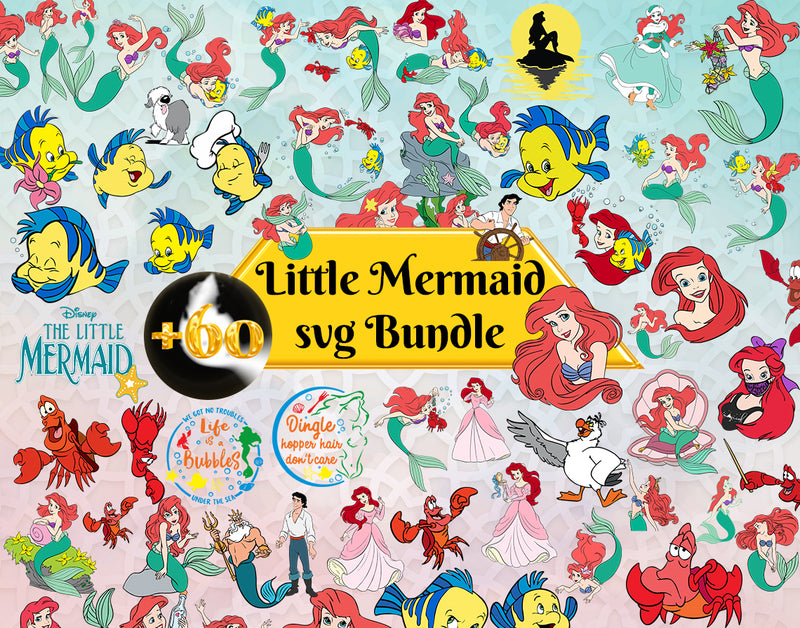 Little Mermaid SVG