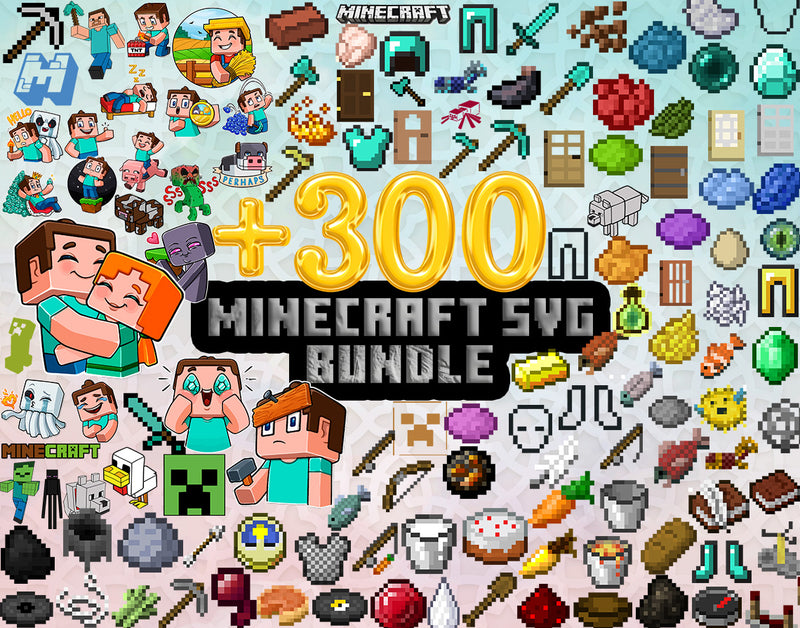 Minecraft Svg Bundle