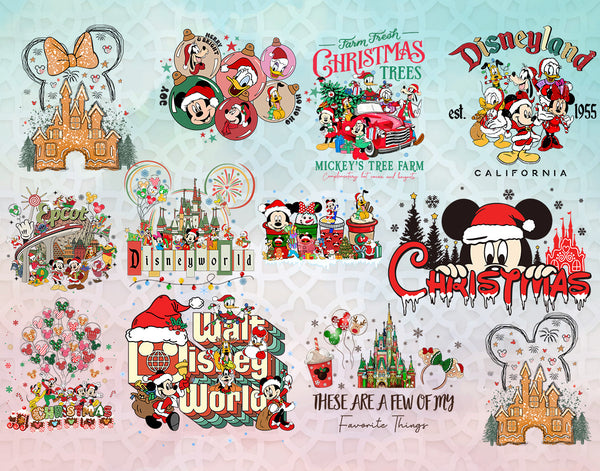 Mickey Christmas Clipart