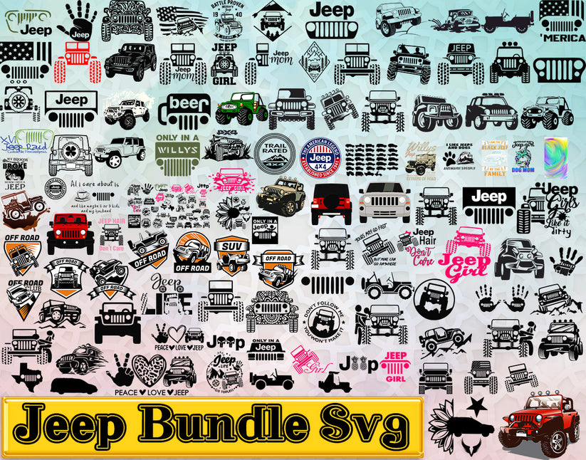 Jeep SVG Bundle, Off road svg, 4x4 svg, offroading svg, American flag ...